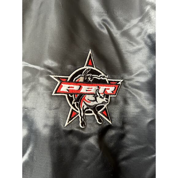 PBR Teams Championship Las Vegas 2022 Bomber Starter Jacket XL Black Bull Riders - Picture 5 of 13